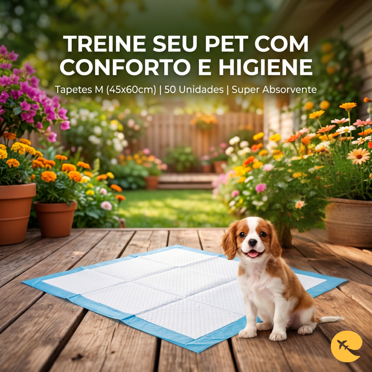 PET - TAPETE HIGIÊNICO (M 45CMX60CM 50UN)