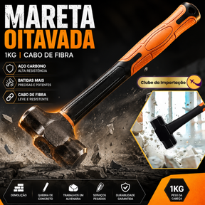 Marreta Oitavada Cabo em Fibra 2LB