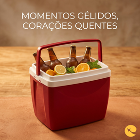 CAIXA TERMICA 26 LITROS VERMELHA