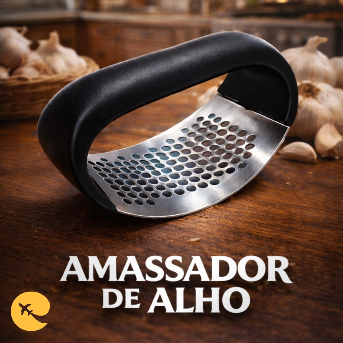 Amassador De Alho D/ Inox