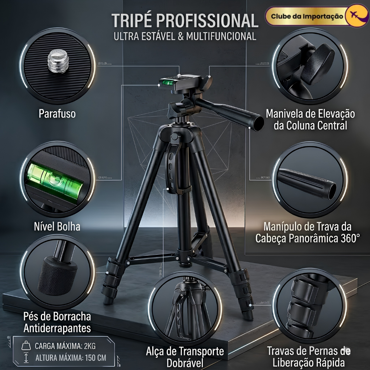 TRIPE PARA CAMERA