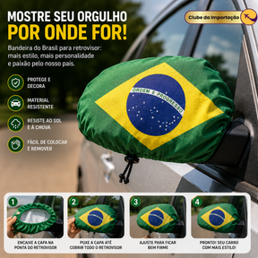 BANDEIRA DE RETROVISOR DO BRASIL