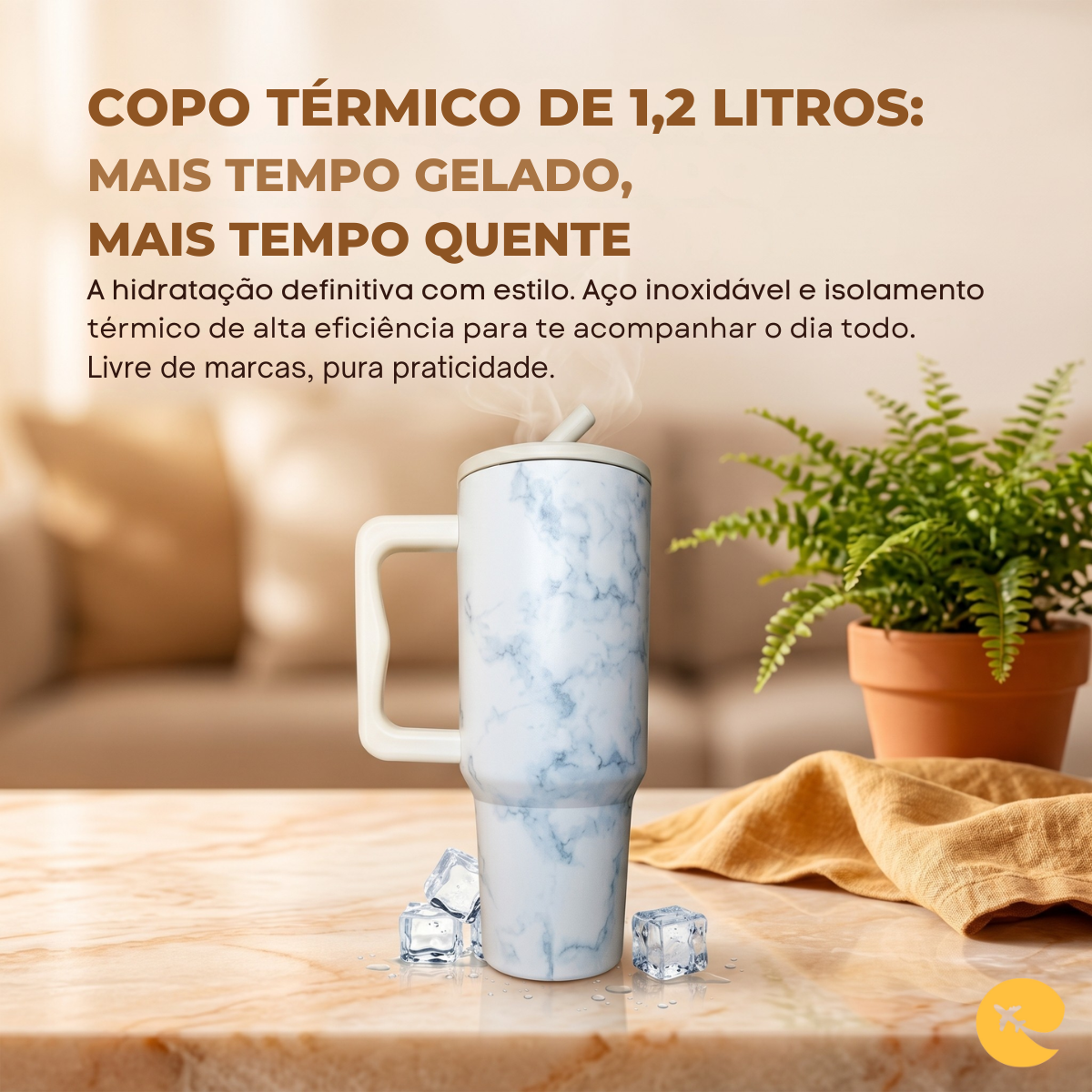 COPO TERMICO PORTATIL 1200 ML