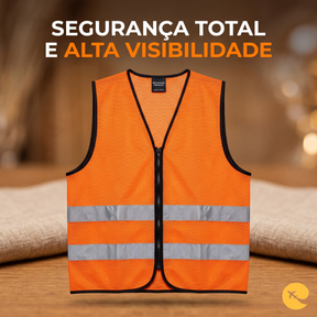 COLETE REFLETIVO LARANJA