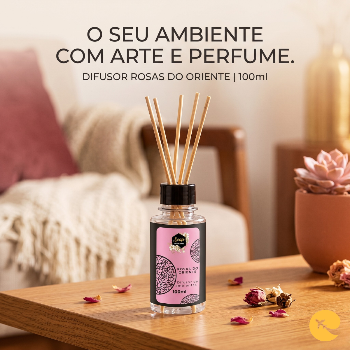 DIFUSOR SOAP 100 ML - ROSA DO ORIENTE
