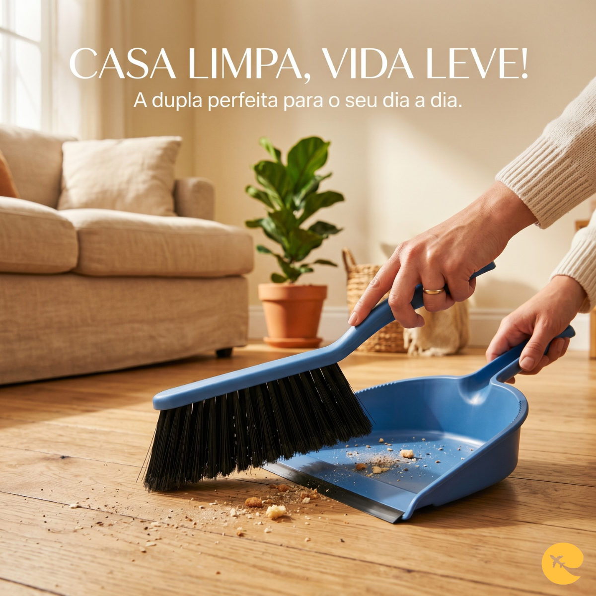 ESCOVA E PÁ 30X21CM