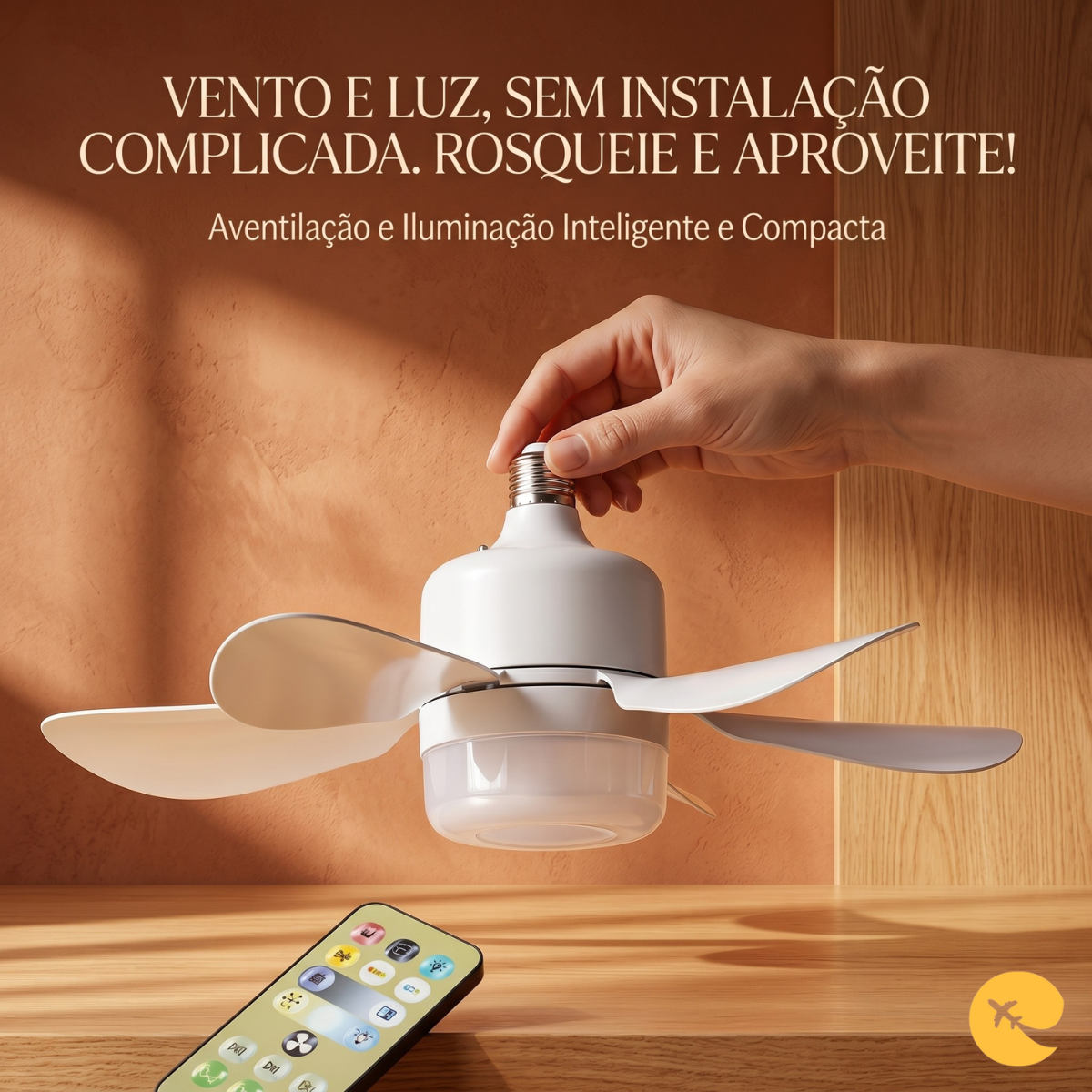 Mini Ventilador De Teto