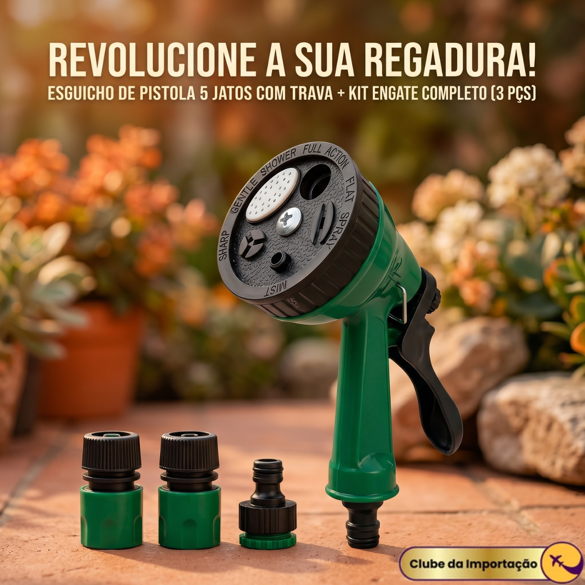 Esguicho Para Mangueira 5 Jatos