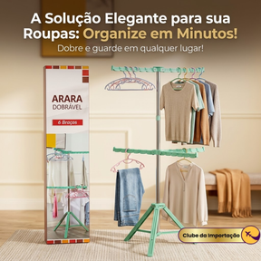 ARARA DOBRÁVEL 6 BRAÇOS
