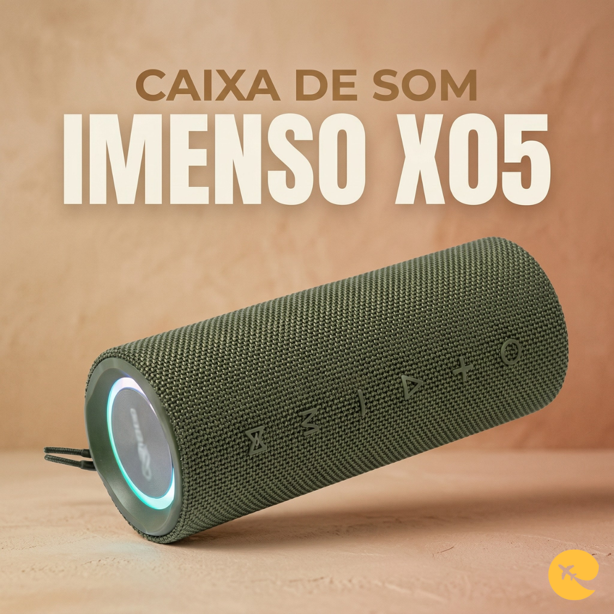 CAIXA DE SOM X05 IMENSO CAIXA VERDE