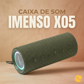 CAIXA DE SOM X05 IMENSO CAIXA VERDE