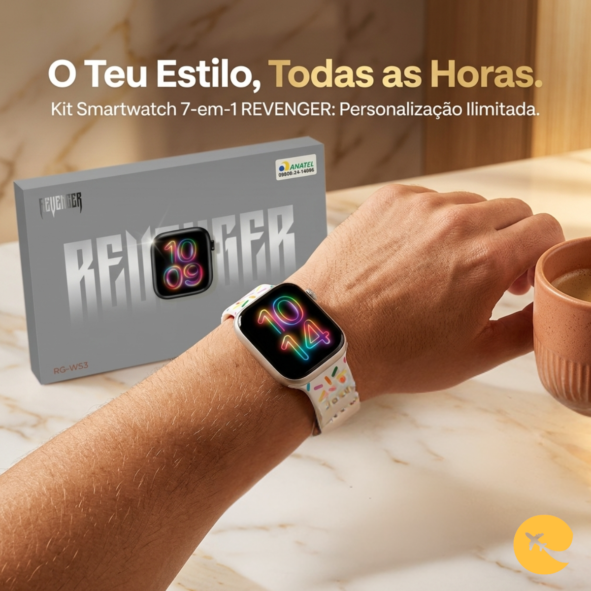 SMARTWATCH REVENGER 7+1 RG-W63