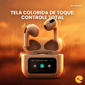 FONE DE OUVIDO COM TELA