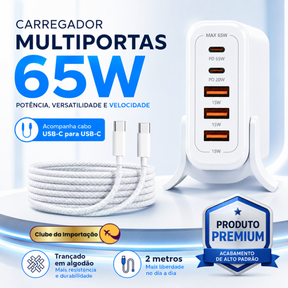 Fonte Estação De Carga Para Macbook E Notebook Galaxy Book Branco