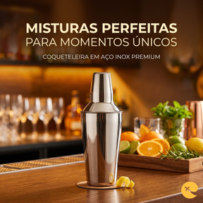 COQUETELEIRA EM AÇO INOX