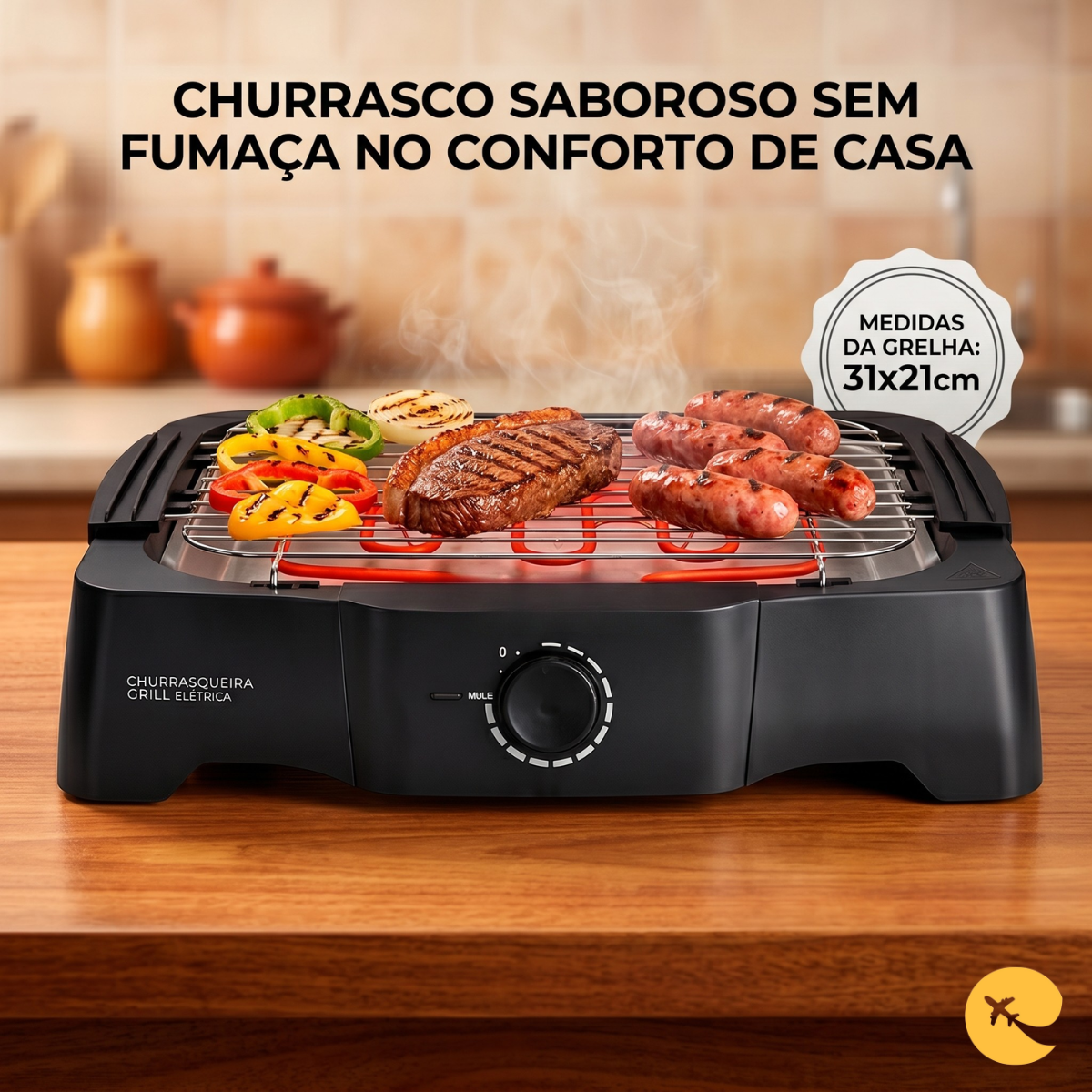 CHURRASQUEIRA GRILL ELÉTRICO