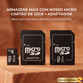 CARTAO DE MEMORIA + ADAPTADOR 32 GB