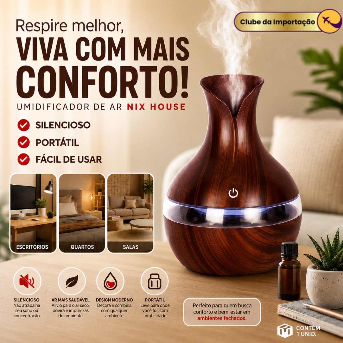 UMIDIFICADOR  DE AR