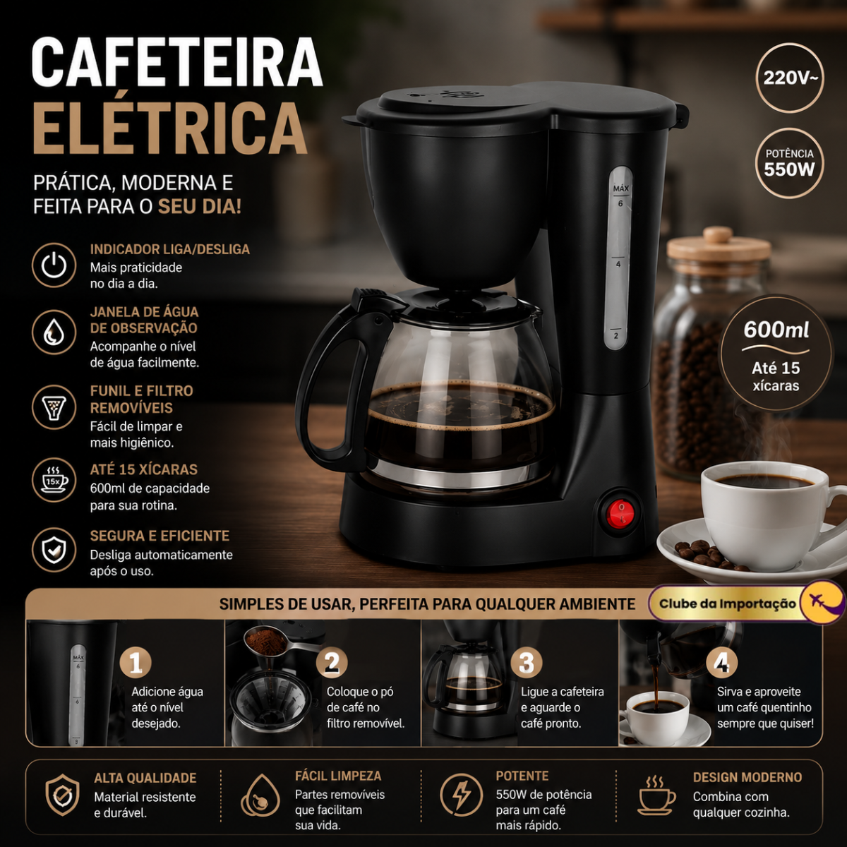 CAFETEIRA ELETRICA