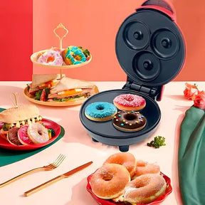 Mini Donuts Express – Máquina Portátil Elétrica para Café da Manhã