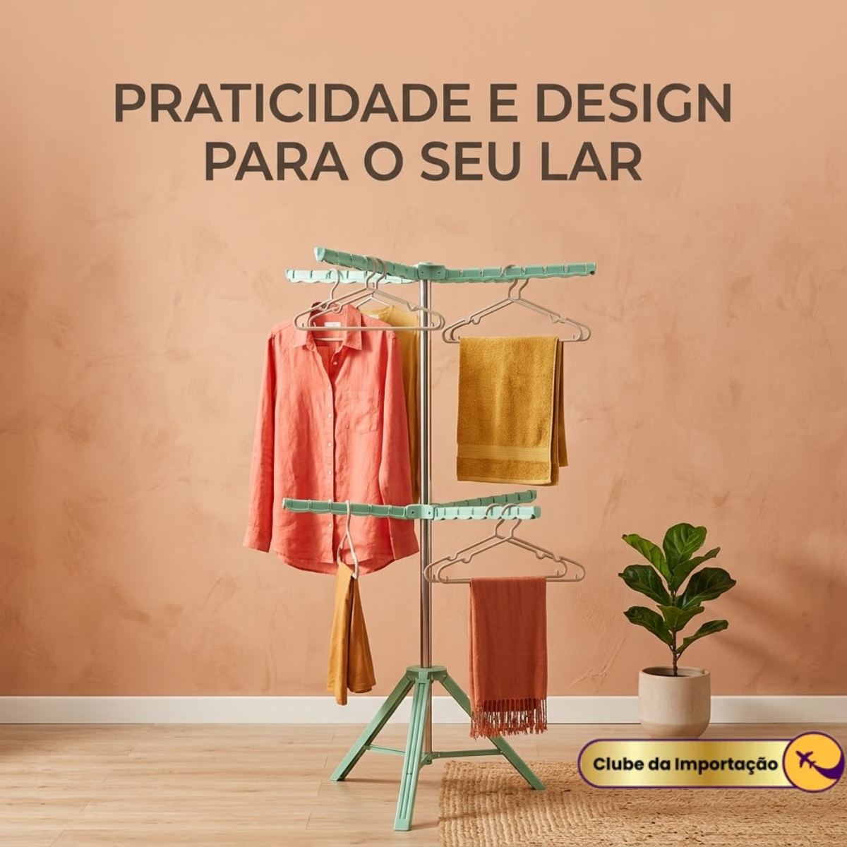 ARARA DOBRÁVEL 6 BRAÇOS