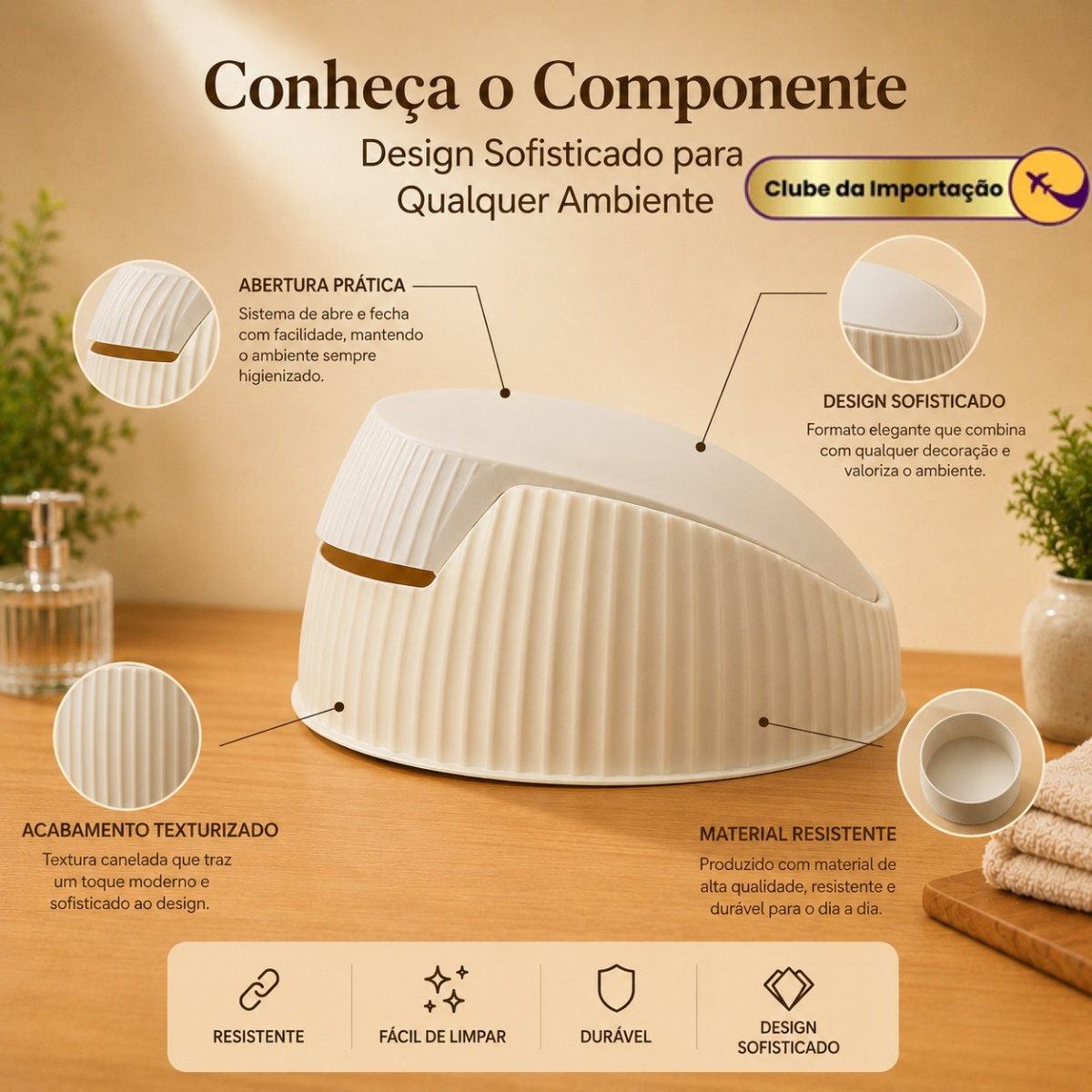 LIXEIRA DE MESA 1,5L