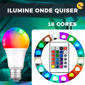 Lâmpada Led Rgb E27 Colorida 10w Festa Casa E Decoração