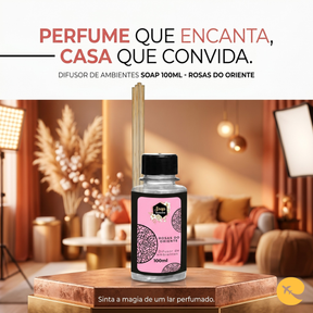 DIFUSOR SOAP 100 ML - ROSA DO ORIENTE