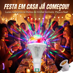 Lampada Giratoria Colorida 3w