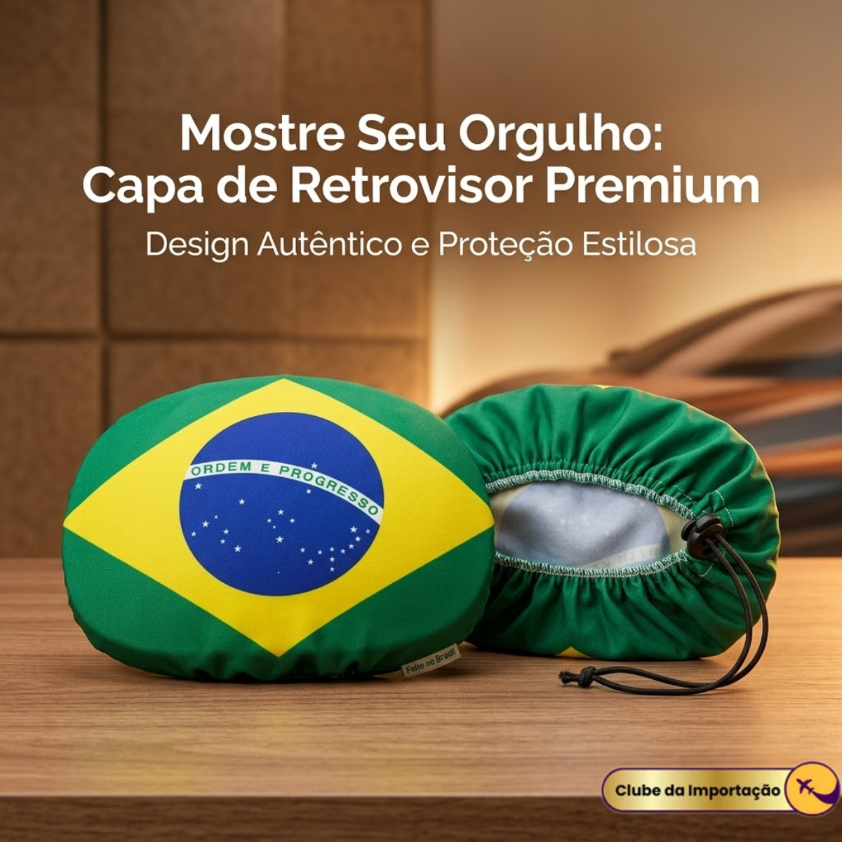 BANDEIRA DE RETROVISOR DO BRASIL