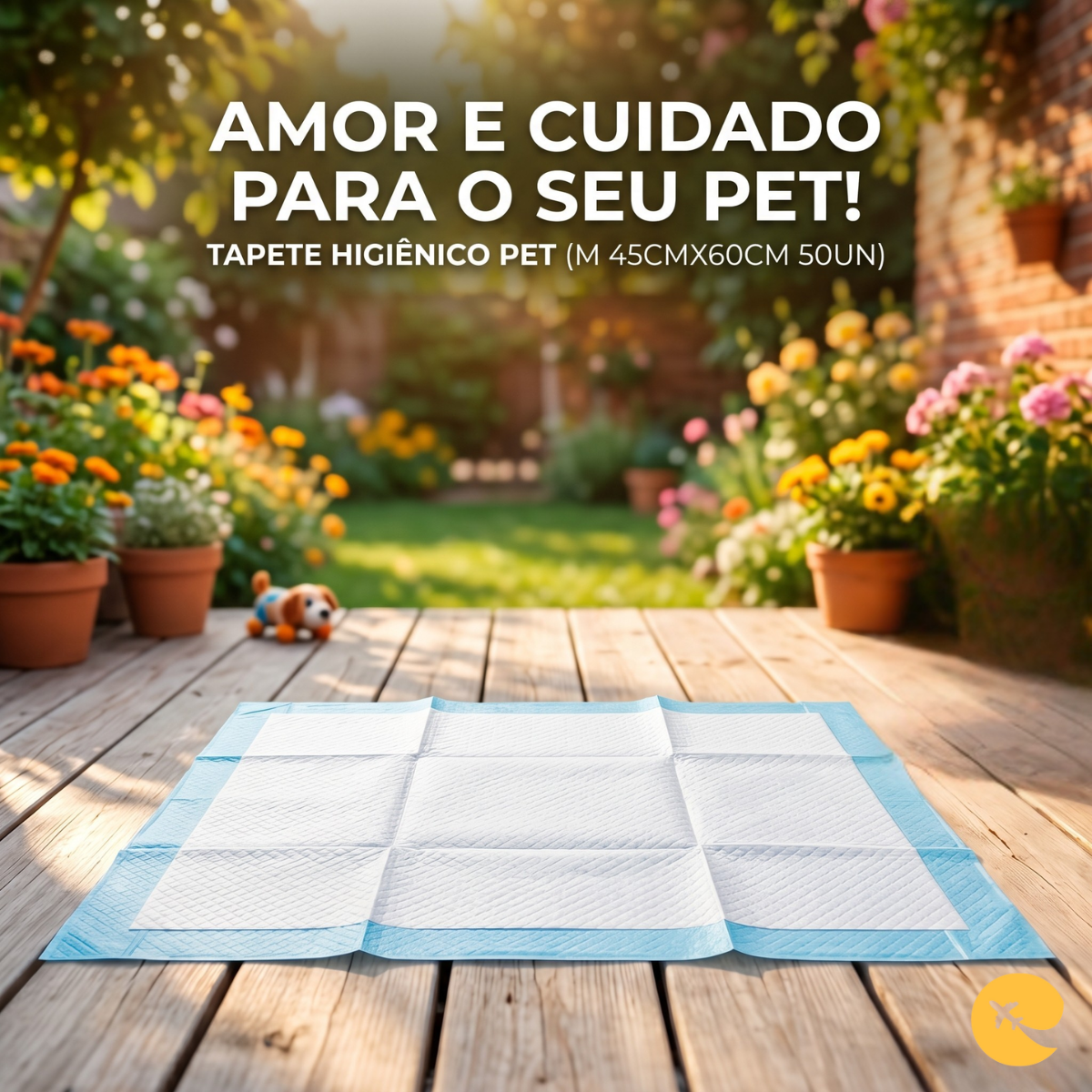 PET - TAPETE HIGIÊNICO (M 45CMX60CM 50UN)