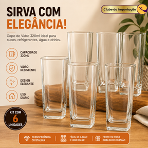 JOGO DE COPOS MIAMI