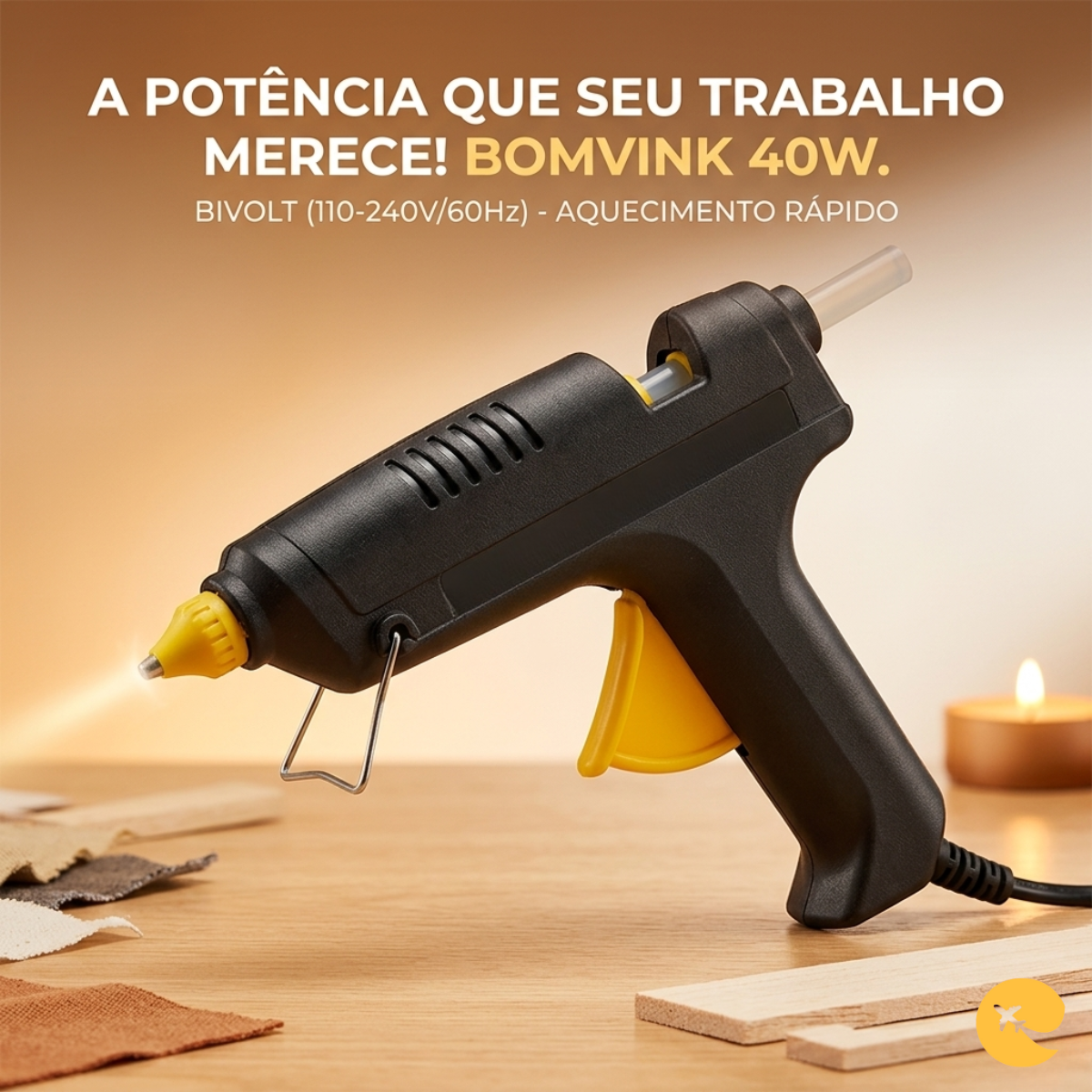 PISTOLA DE COLA QUENTE 40W