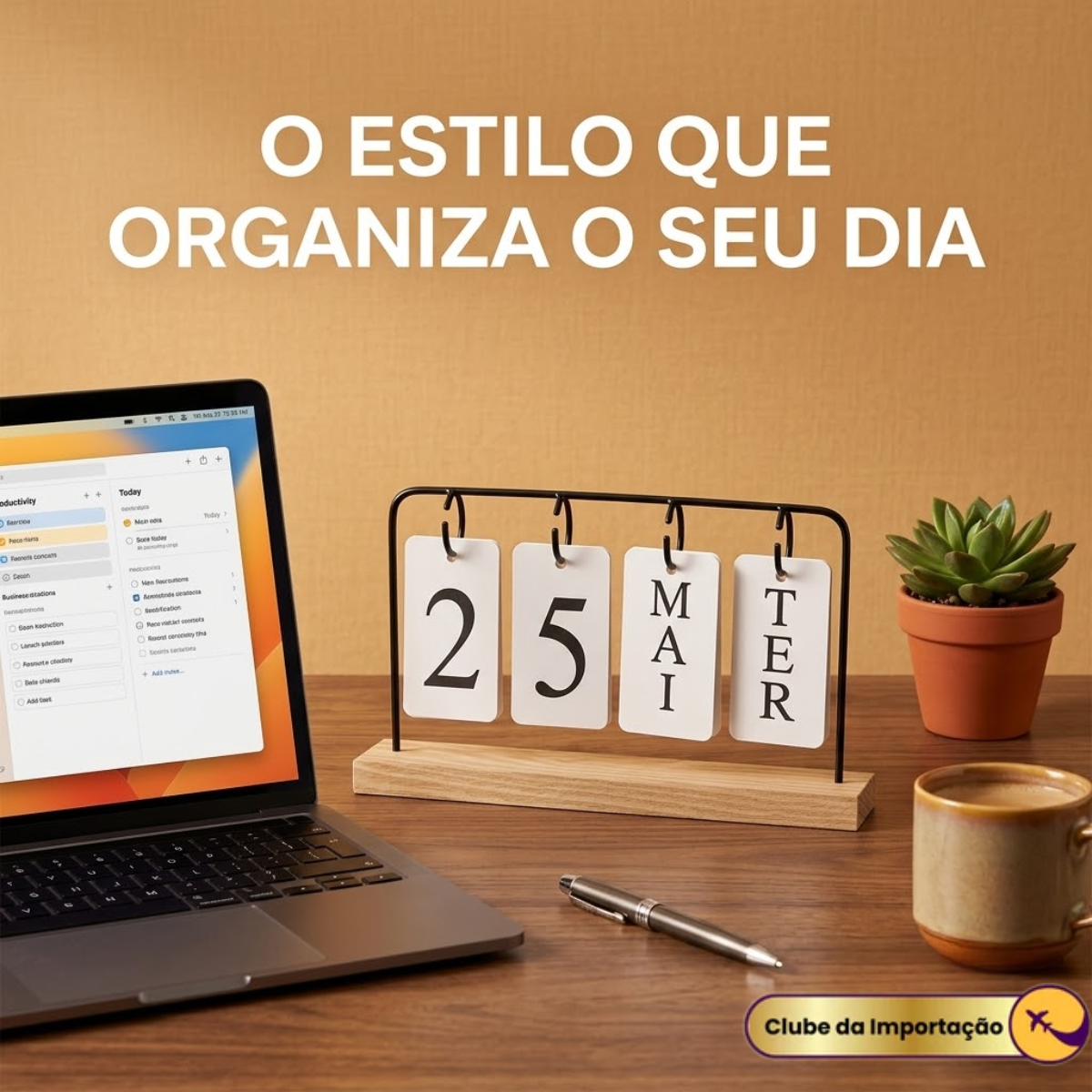 CALENDARIO ALÇA METAL