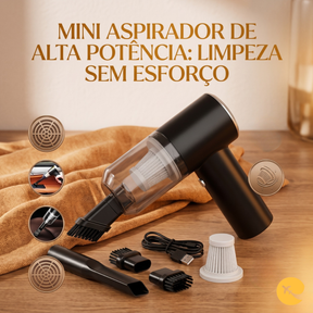 Aspirdor de Pó Elétrico Portatil