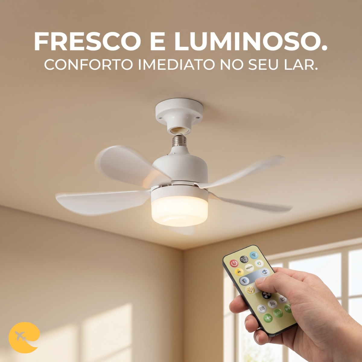 Mini Ventilador De Teto