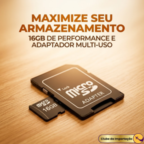 CARTAO DE MEMORIA + ADAPTADOR 16 GB