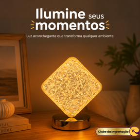 ABAJOUR DOURADO FORMAS