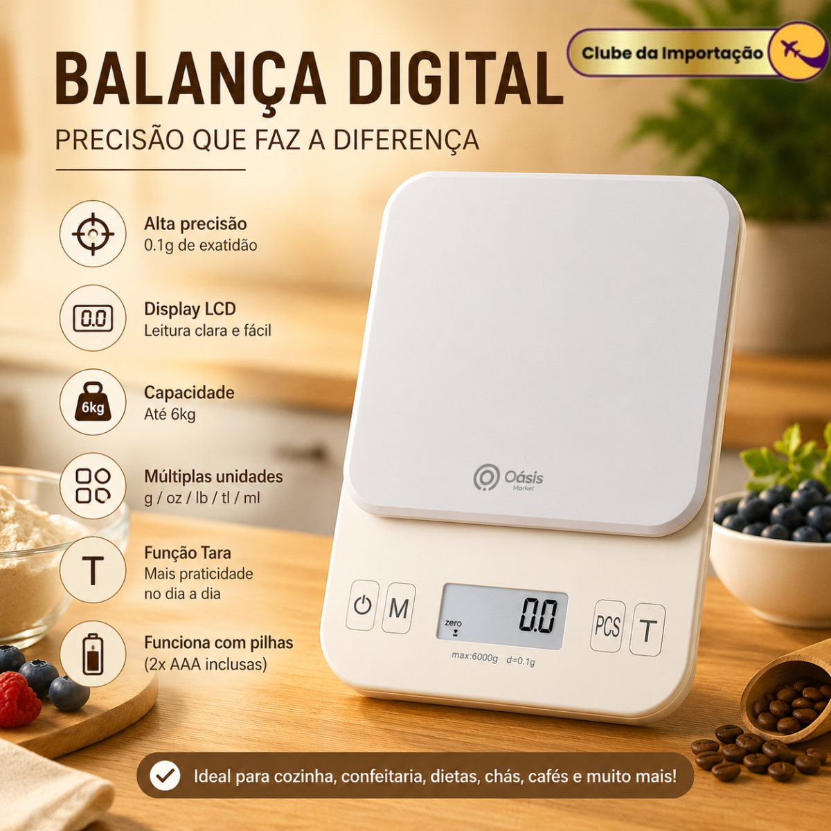 BALANCA DIGITAL 5KG/0.1G