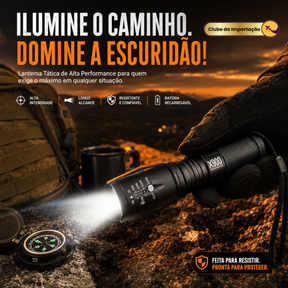 LANTERNA RECARREGAVEL