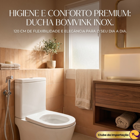 DUCHA HIGIÊNICA 120 CM EM INOX