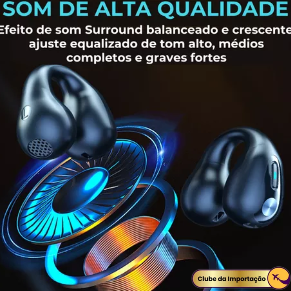 FONE DE OUVIDO SEM FIO TWS