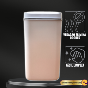 Lixeira Automática 15 Litros Com Sensor Abre E Fecha Sozinha