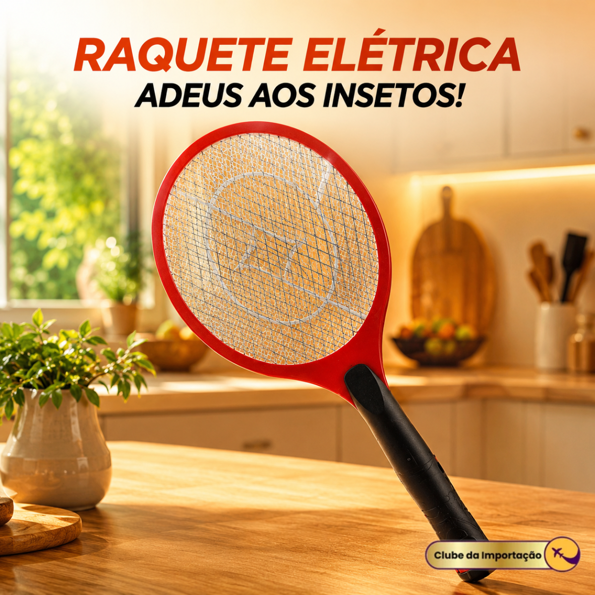 RAQUETE DE MOSQUITO