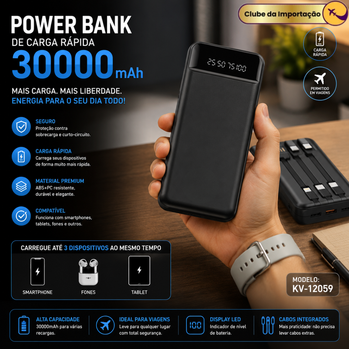 POWER BANK 3000mAh