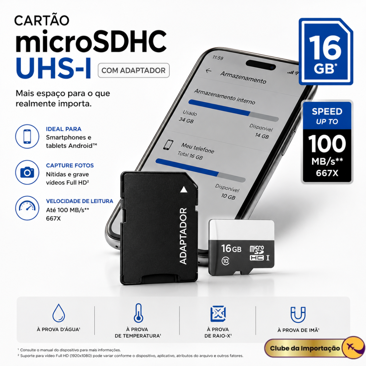 CARTAO DE MEMORIA 16GB