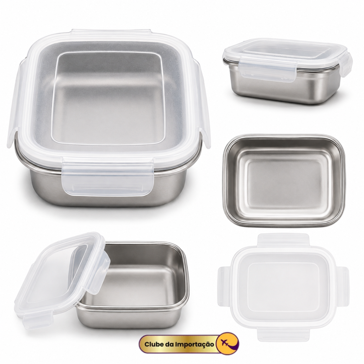 POTE HERMÉTICO AÇO INOX  390ML