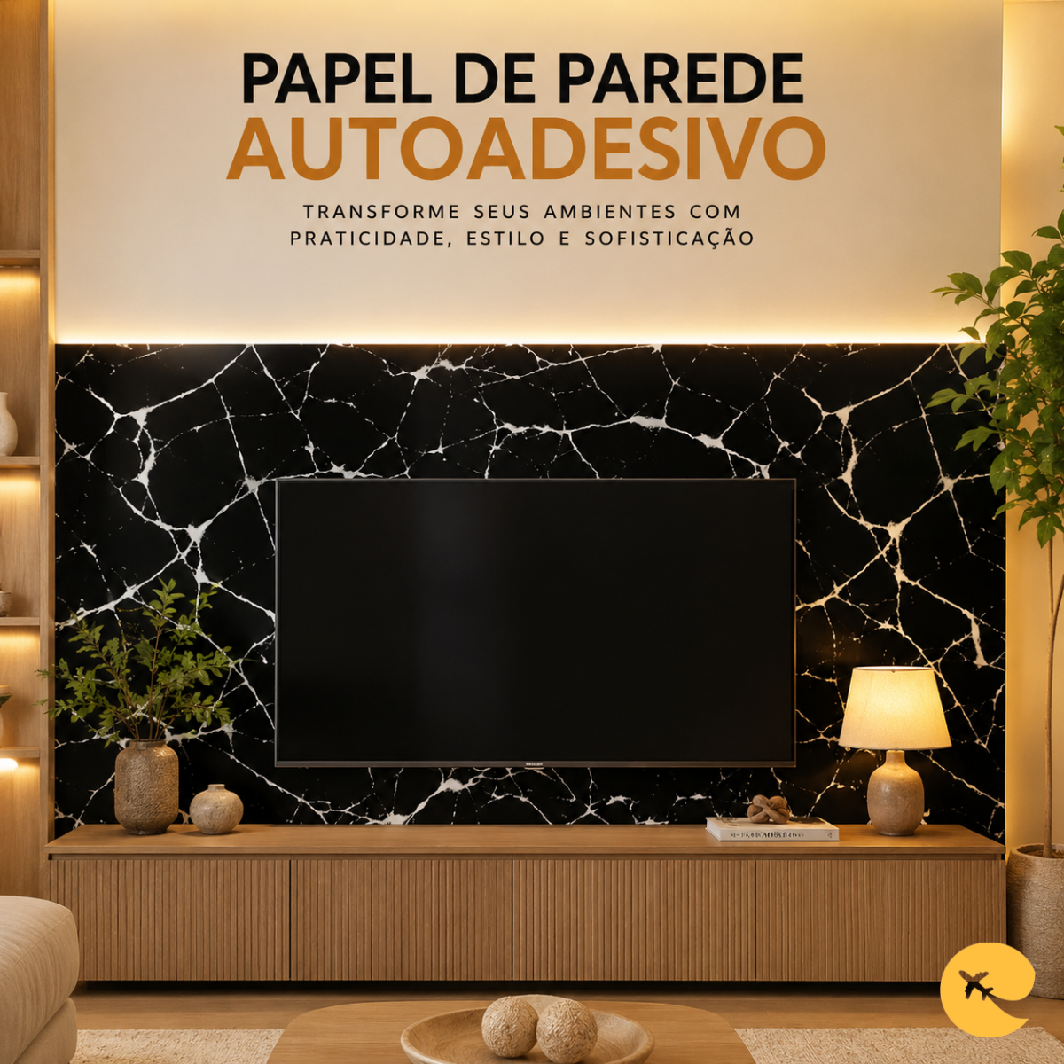 PAPEL DE PAREDE AUTOADESIVO  60x60cm