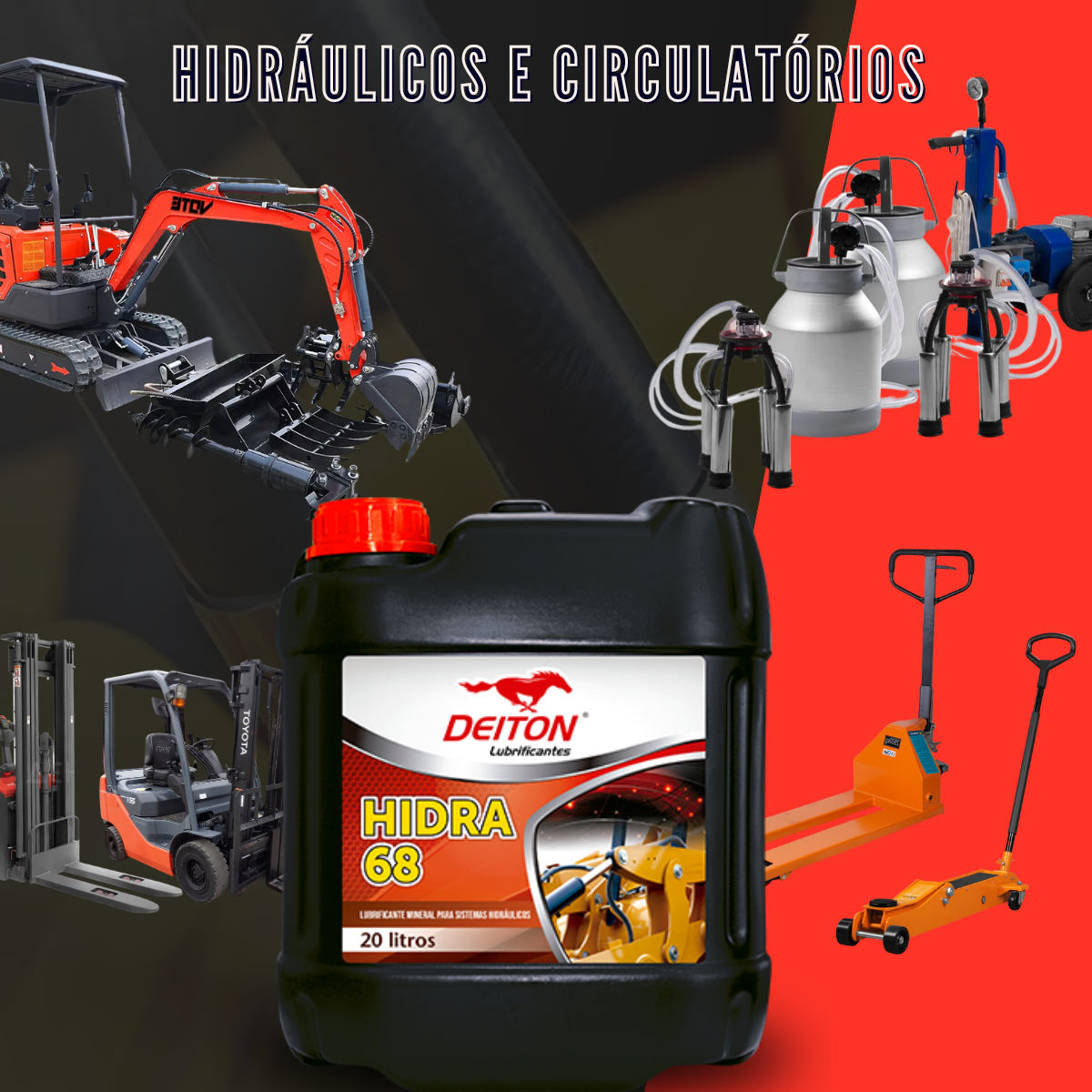 Óleo Hidráulico Hidra 68 Deiton Galão De 20l