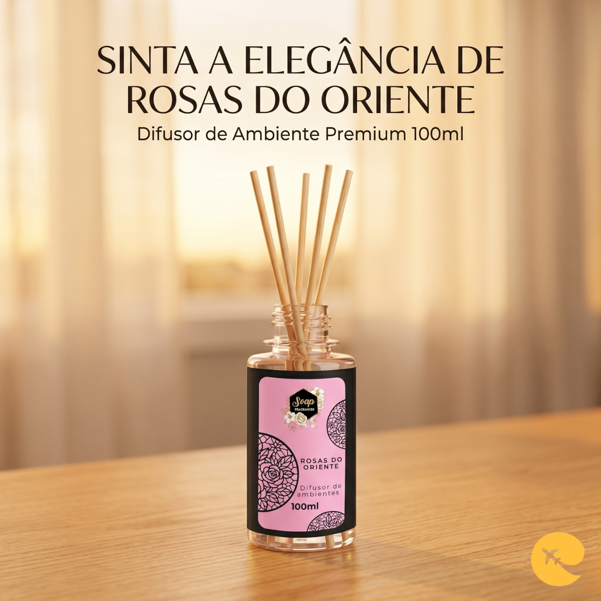 DIFUSOR SOAP 100 ML - ROSA DO ORIENTE